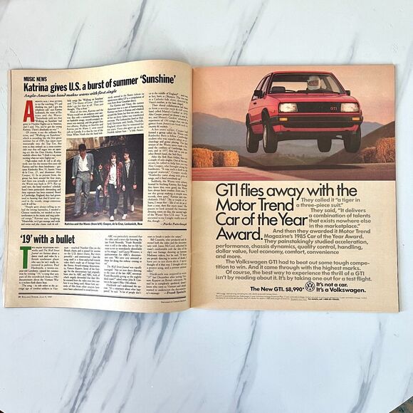 Clint Eastwood - Vintage 80's Rolling Stone Magazine 1985- Issue #451 - Picture 3 of 4